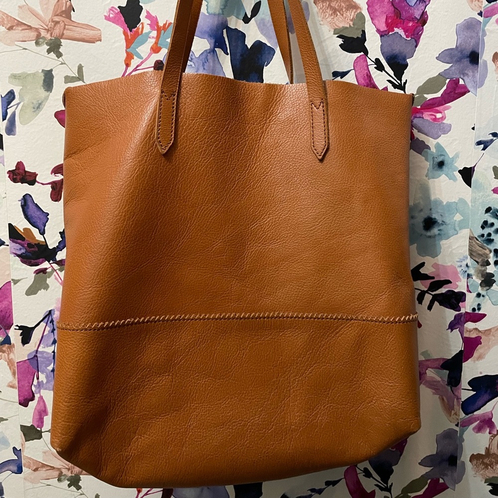 J.crew leather tote